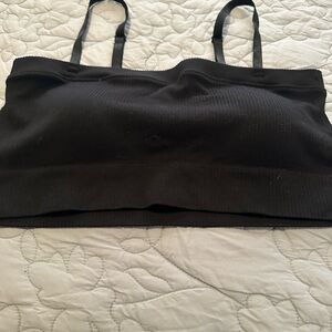 Torrid Black Ribbed Knit Top